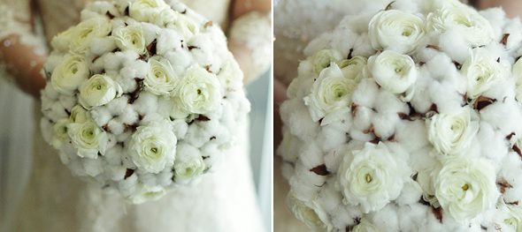 Cotton Pod Floral Bouquets
