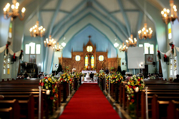 Baguio Church Altar