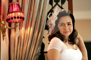 Birdcage Veil Wedding Hairstyles
