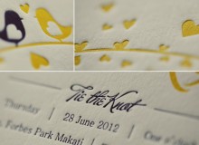 Letterpress wedding invitations: Elegance and craftsmanship