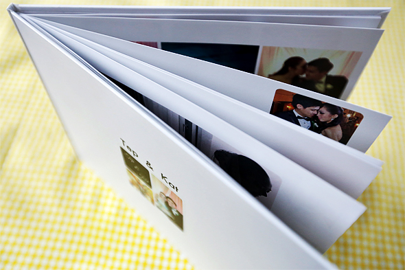 Facebook photos to printed wedding photobook